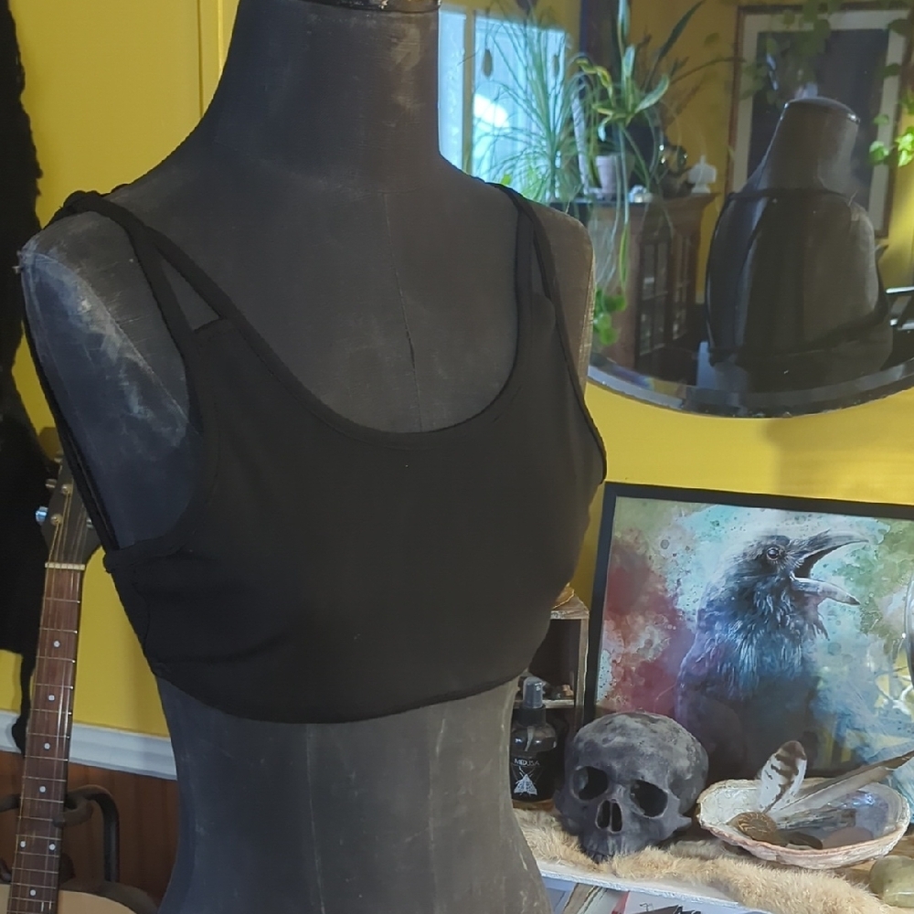 Black Crop Top